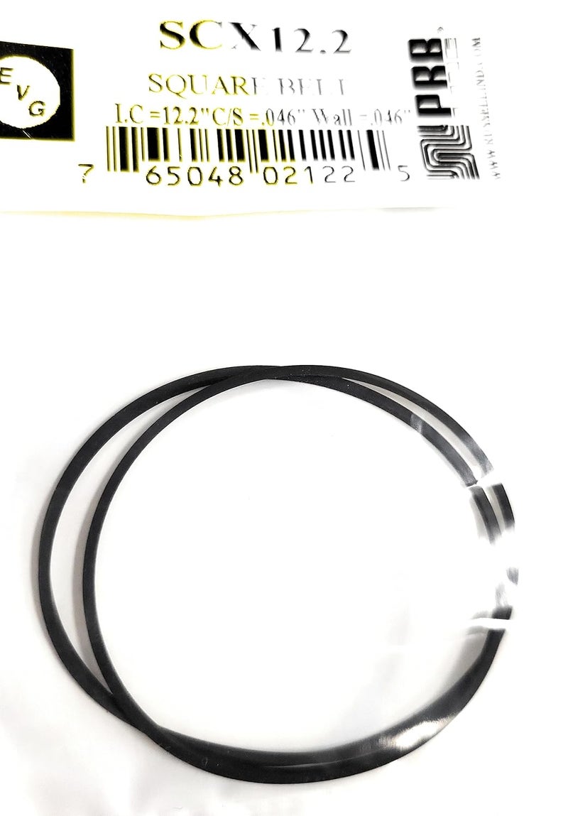 Tape Player Drive Belt, ETC. SCX12.2 Size 12.2" I.C. X .046 X.046 Square Cut Type Belt (1PC)